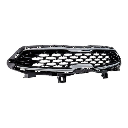 2019-2021 Kia Forte Grille Ptd Black With Chrome Moulding Ex/S Model – Side View (KI1200205)