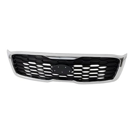 2019-2020 Kia Sorento Grille L/Lx Model Matte Black With Chrome Frontame – Side View (KI1200207)