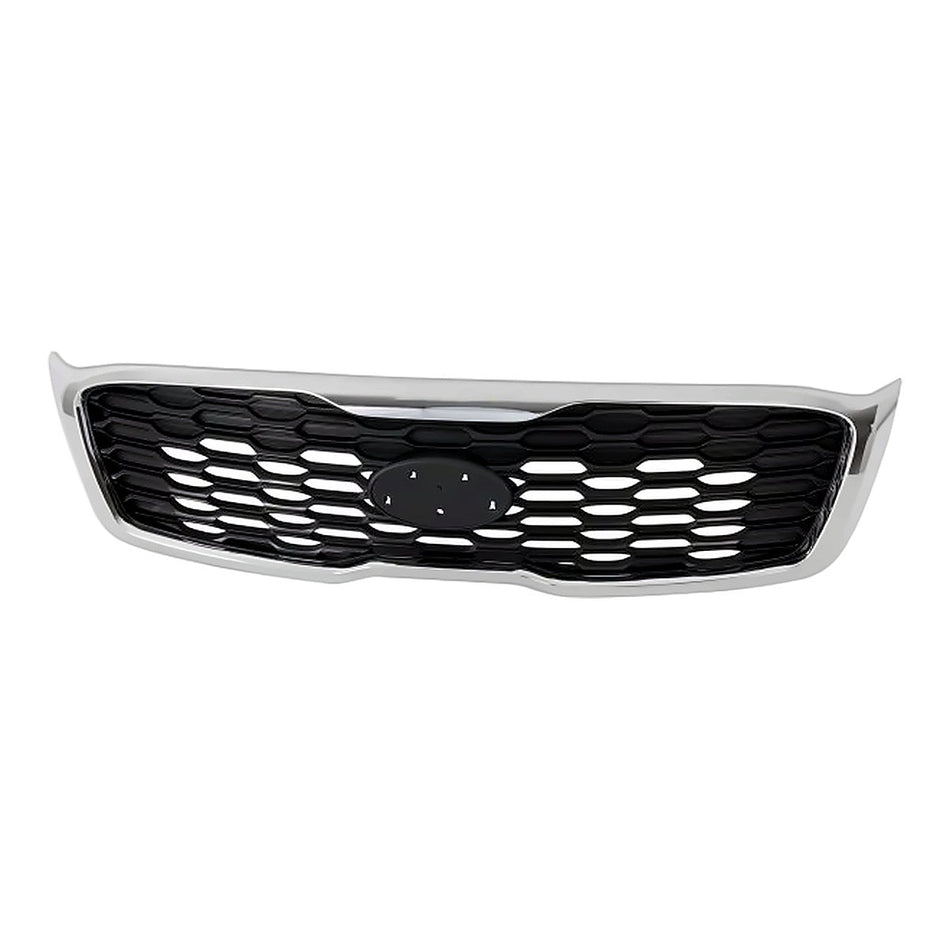 2019-2020 Kia Sorento Grille L/Lx Model Matte Black With Chrome Frontame – Side View (KI1200207)