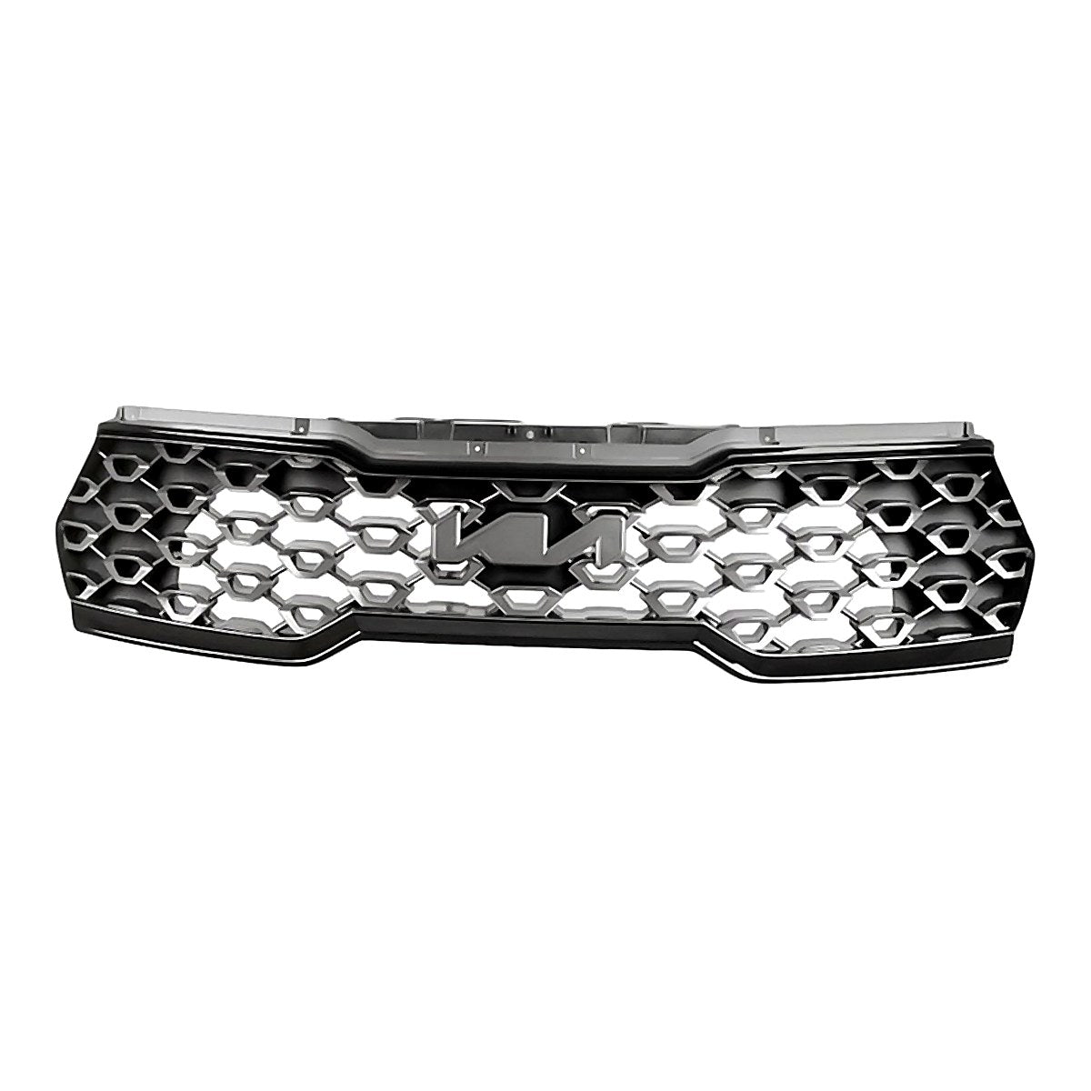 2022-2023 Kia Sorento Grille Front Ptd Silver With Black Molding Without Camera/Emblem – KI1200230