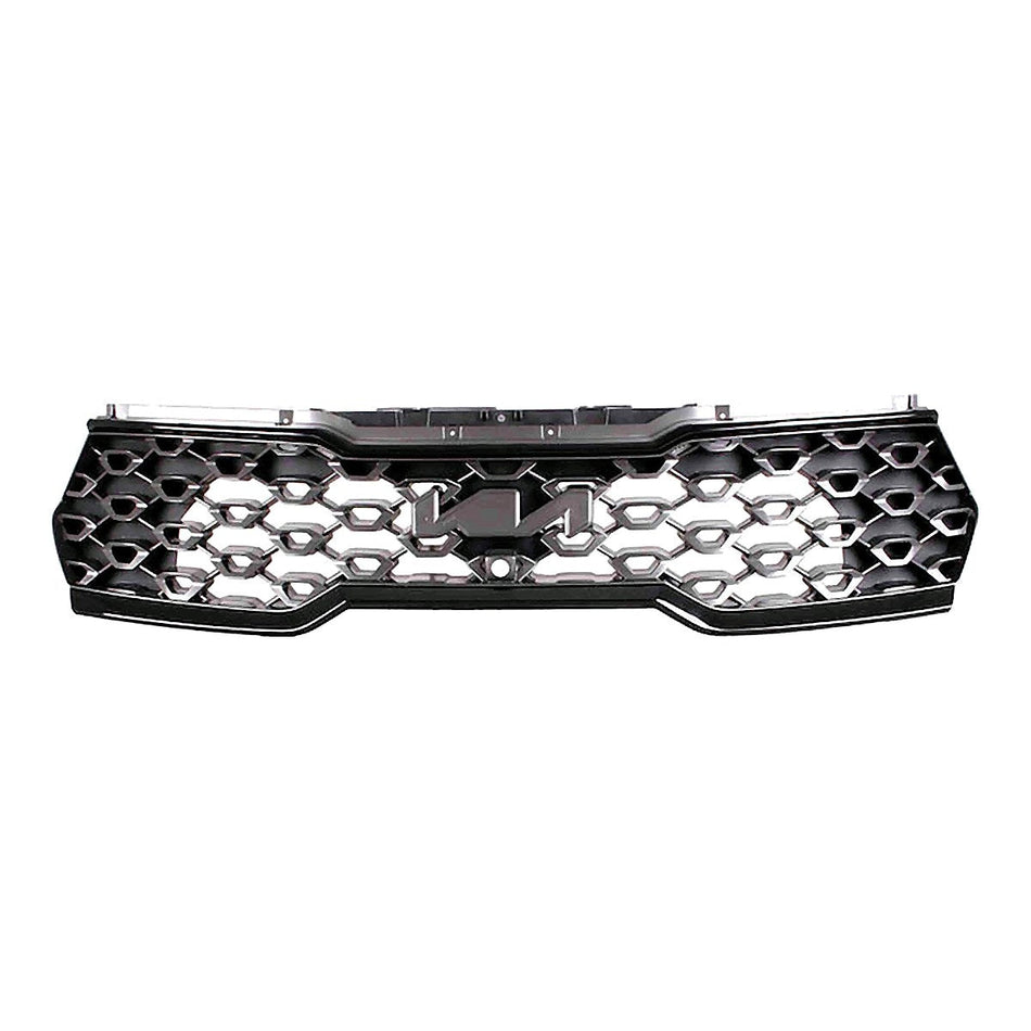 2022-2023 Kia Sorento Grille Front Ptd Silver With Black Molding With Camera Without Emblem – KI1200231
