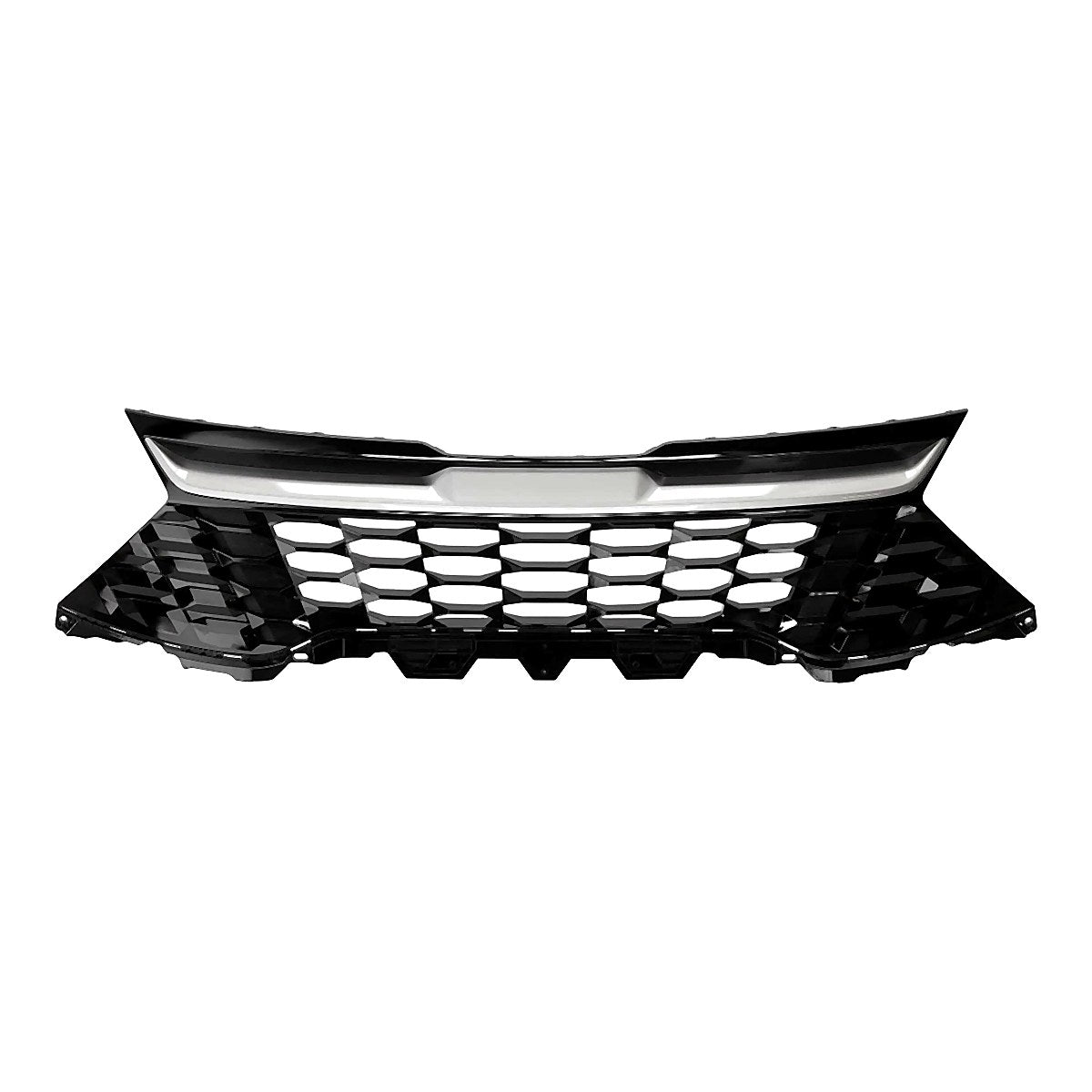 2023-2025 Kia Sportage Grille Front Ptd Black Hexagon With Argent Molding Usa Built Ex Models – KI1200267
