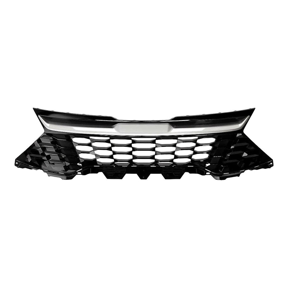 2023-2025 Kia Sportage Grille Front Ptd Black Hexagon With Argent Molding Usa Built Ex Models – KI1200267