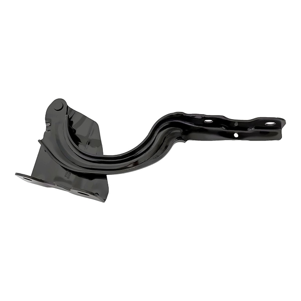 2019-2024 Kia Forte Hood Hinge Driver Side Black – Front View (KI1236176)