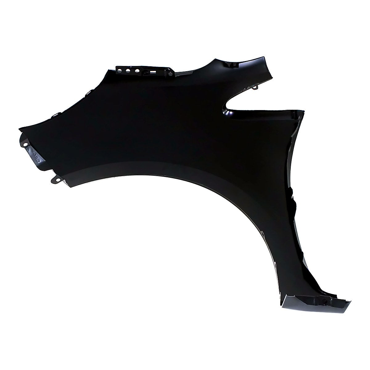 2012-2017 Kia Rio_Hatchback Fender Front Passenger Side (Without Signal Lamp Hole) Steel – Back View (KI1241137)