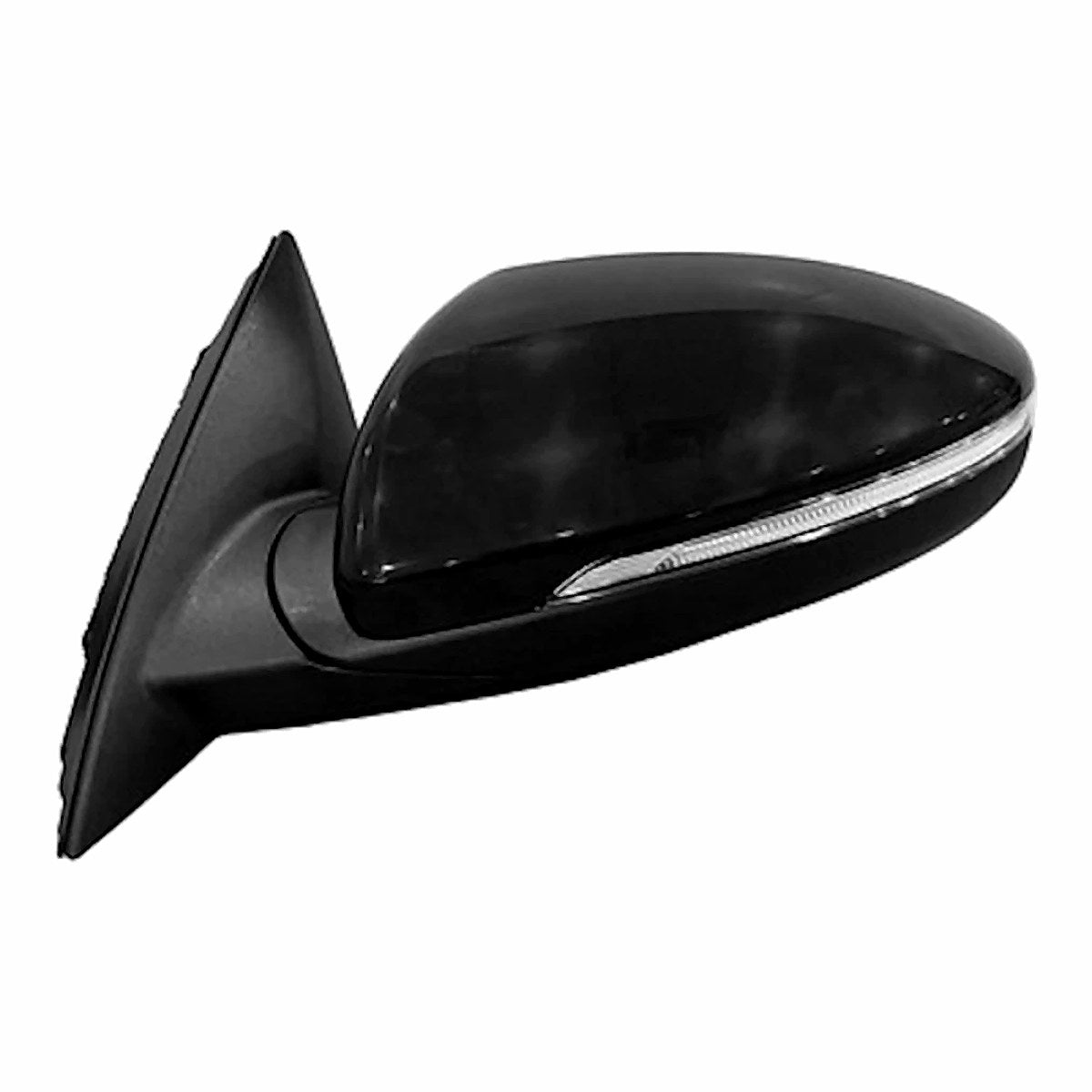 2019-2020 Kia Forte Door Mirror Driver Side Power Heated Gloss Black With Blind Spot_KI1320225-3
