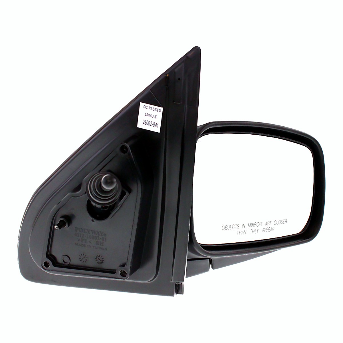 2003-2009 Kia Sorento Door Mirror Passenger Side Manual Textured_KI1321129-2