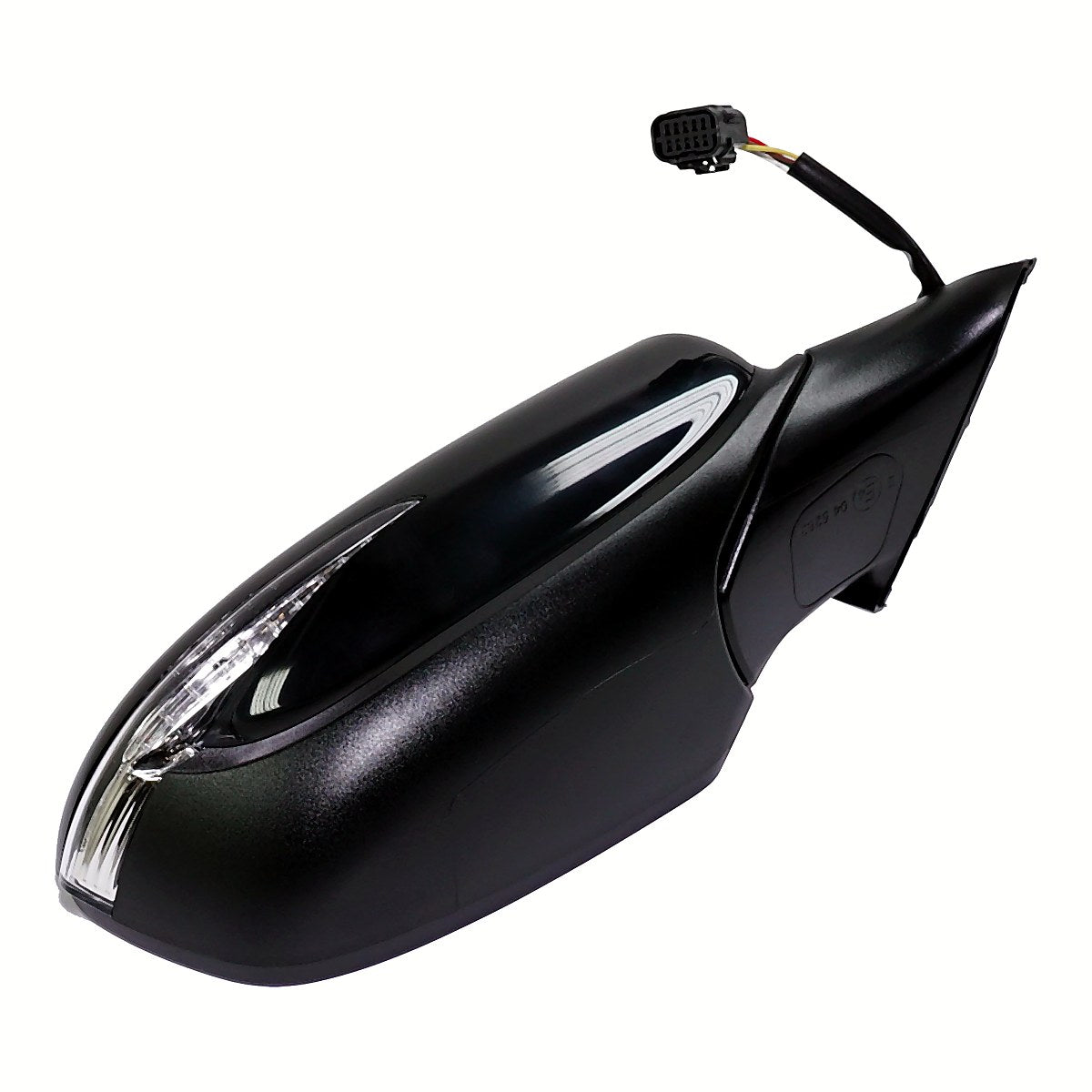 2014-2016 Kia Forte Door Mirror Passenger Side Power Heated With Signal Without Puddle Lamp Manual Folding_KI1321182-4