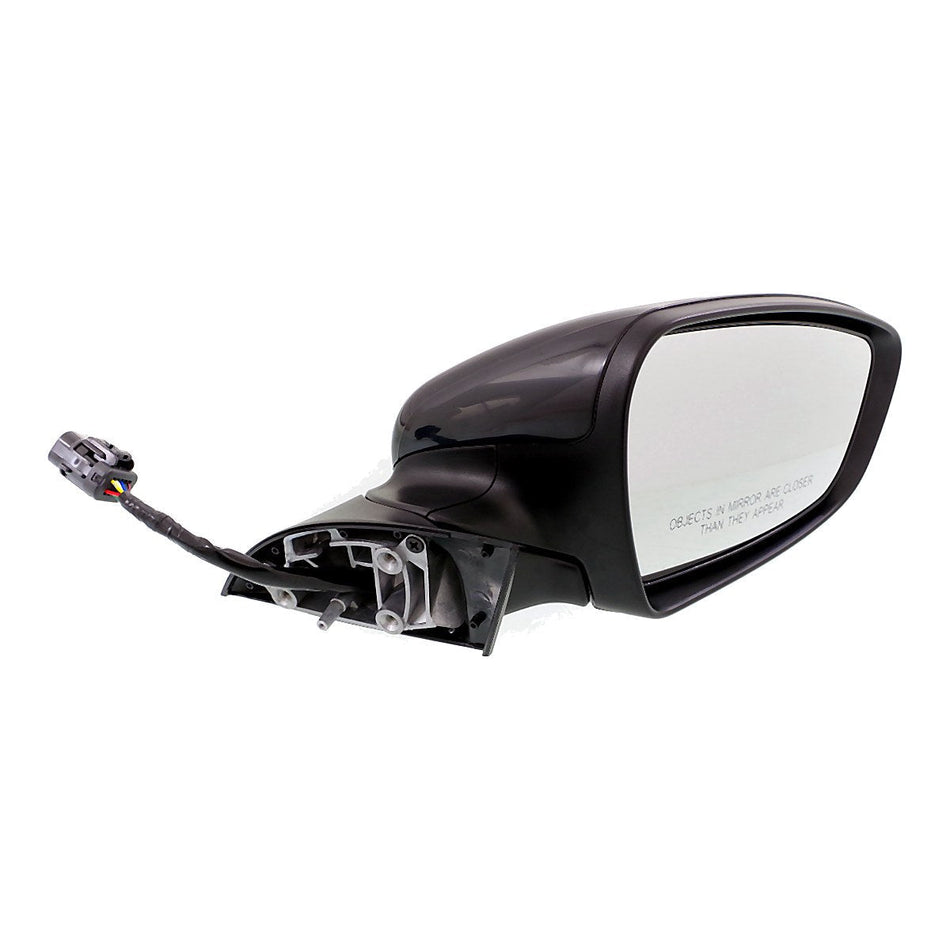 2014-2016 KIA Forte5(5-Doorhback) Door Mirror Passenger Side - side angle, Part KI1321184