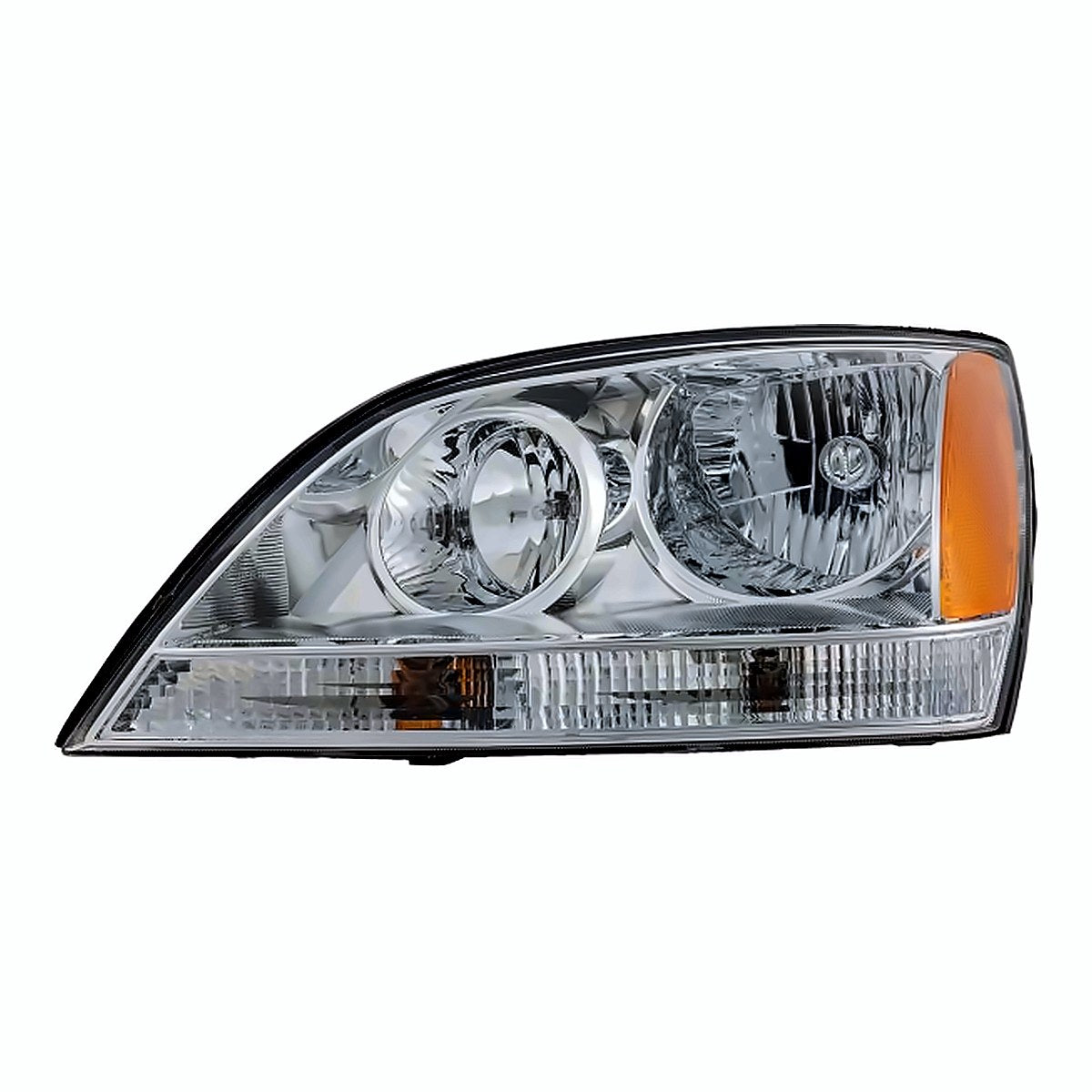 2005-2006 Kia Sorento Headlight Driver Side Without Sport – Front View (KI2502121)