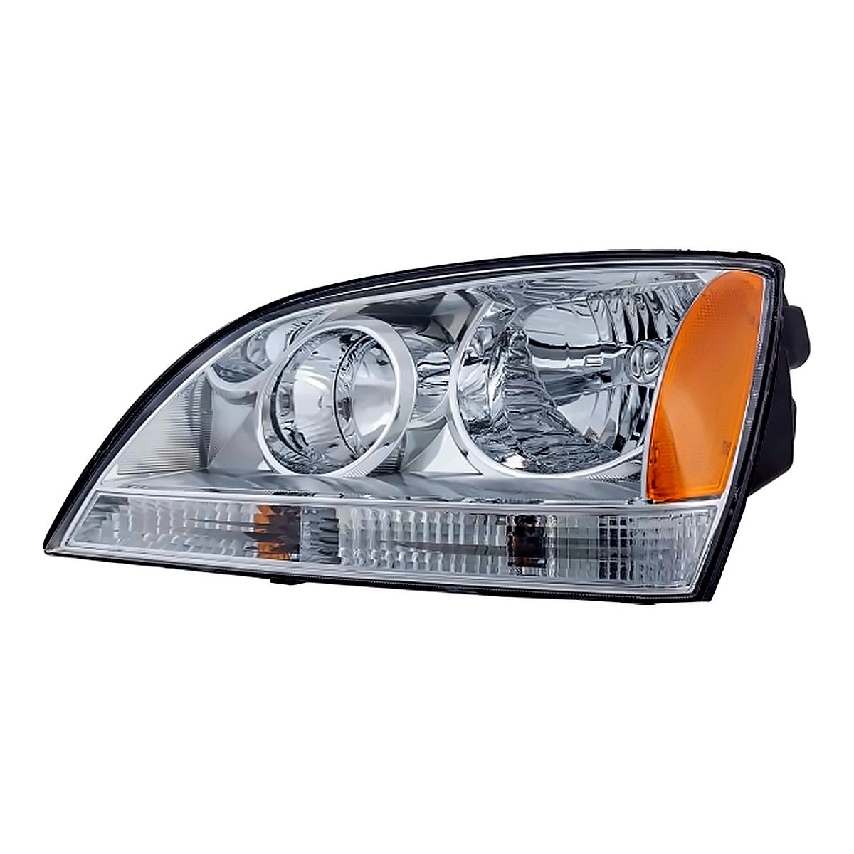2005-2006 Kia Sorento Headlight Driver Side Without Sport – Side View (KI2502121)