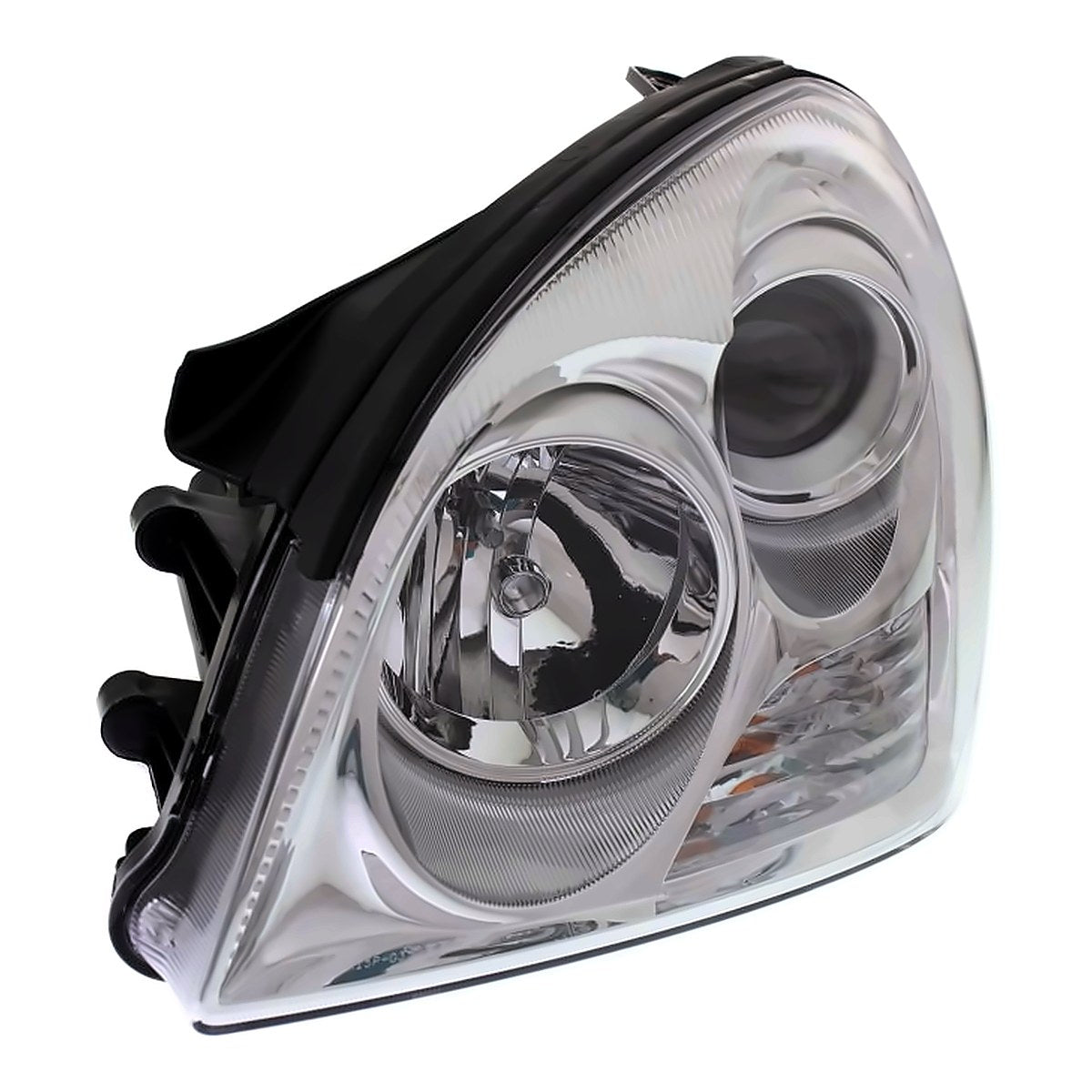 2007-2008 Kia Magentis Headlight Driver Side Without App Pkg With Chrome Bezel – Angle View (KI2502132)