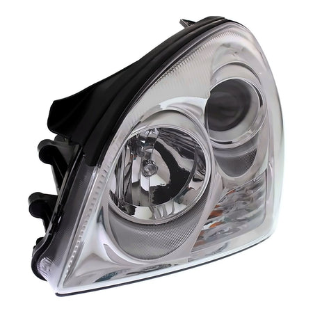 2007-2008 Kia Magentis Headlight Driver Side Without App Pkg With Chrome Bezel – Angle View (KI2502132)