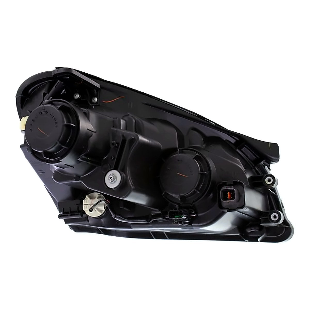 2007-2008 Kia Magentis Headlight Driver Side Without App Pkg With Chrome Bezel – Back View (KI2502132)
