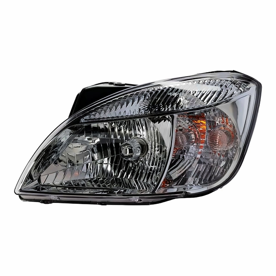 2009-2011 Kia Rio_Sedan Headlight Driver Side Chrome Bezel – Front View (KI2502142)