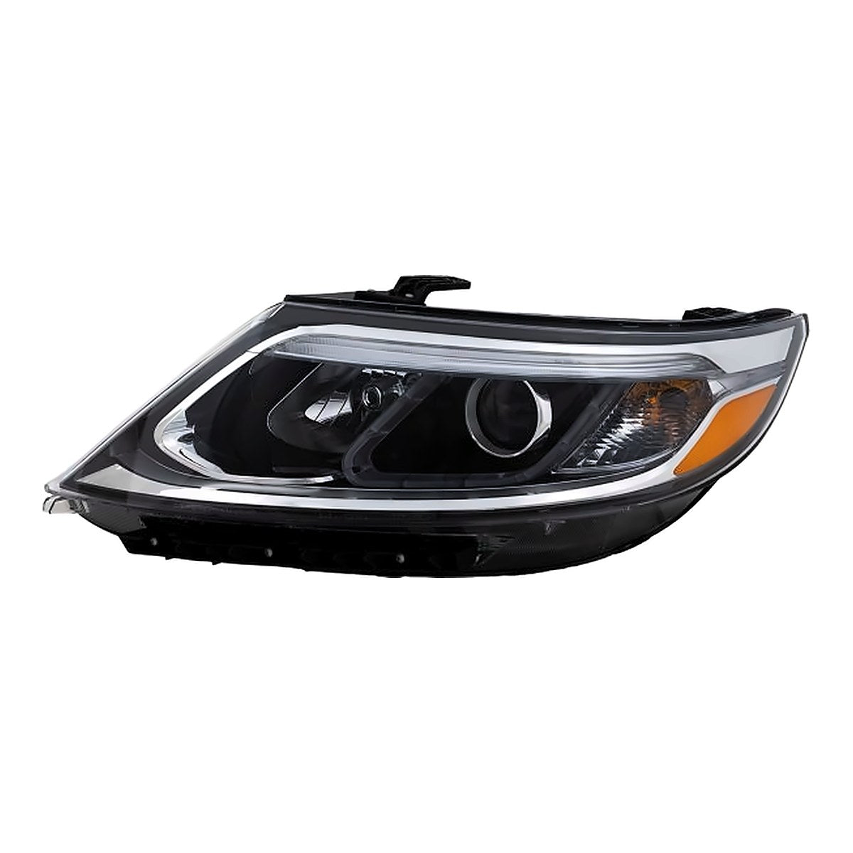 2014-2015 Kia Sorento Headlight Driver Side Halogen Without Led Accent With Auto Lx Model – Front View (KI2502164)