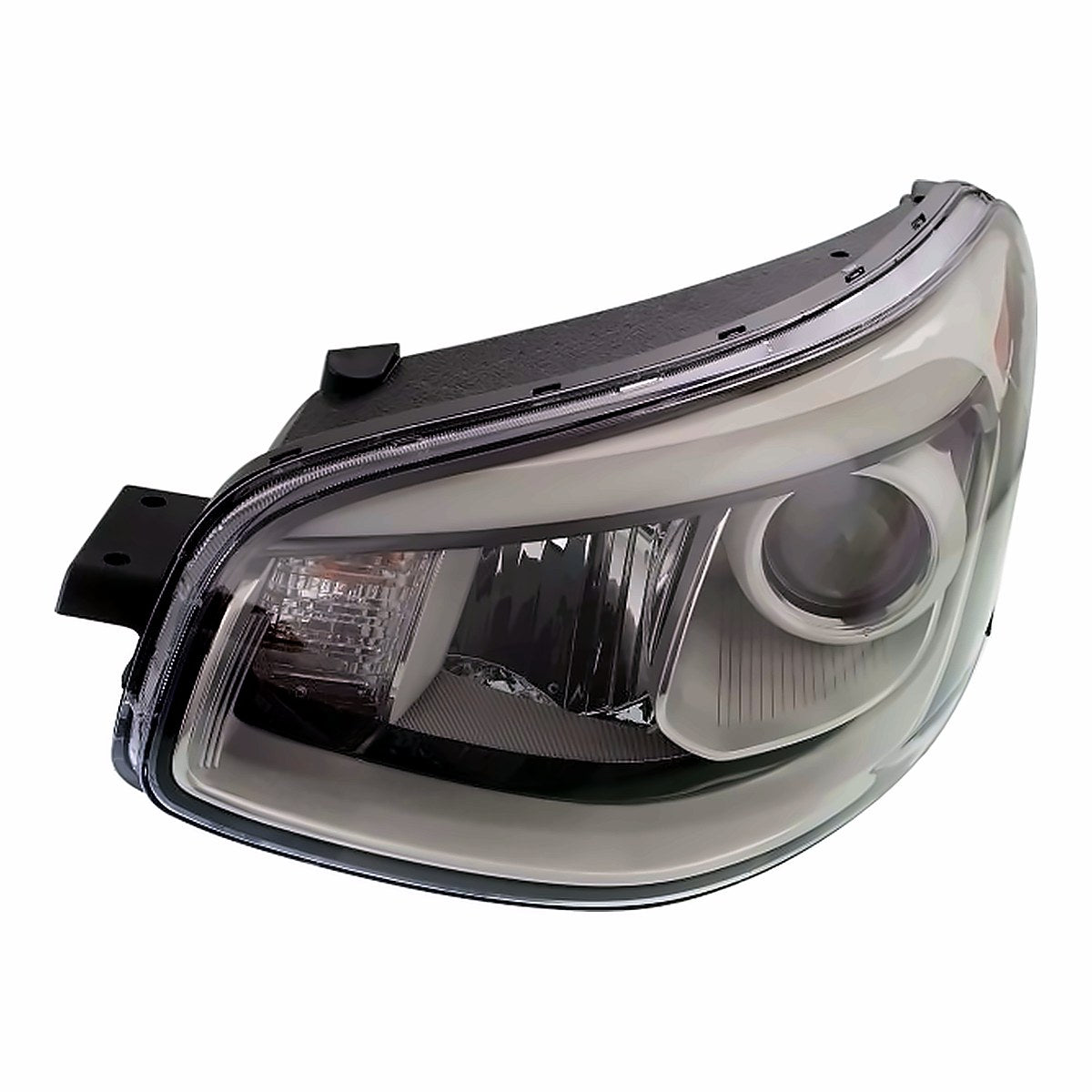 2014-2016 Kia Soul Headlight Driver Side Halogen Projection Type Without Auto – Detail View (KI2502168)