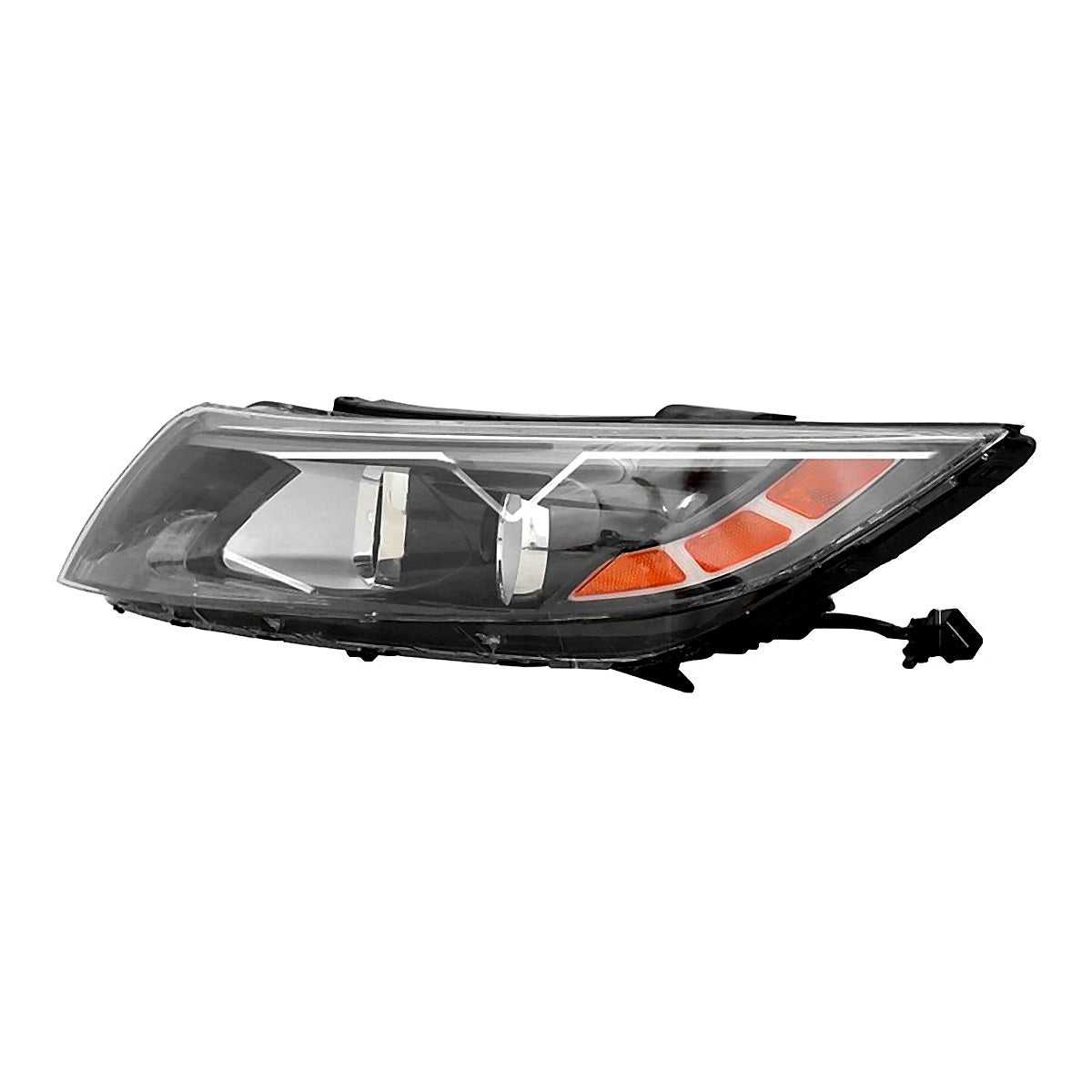 2014-2015 Kia Optima Headlight Driver Side Halogen Black Bezel Without Led Usa Built Ex/Lx – KI2502175-2