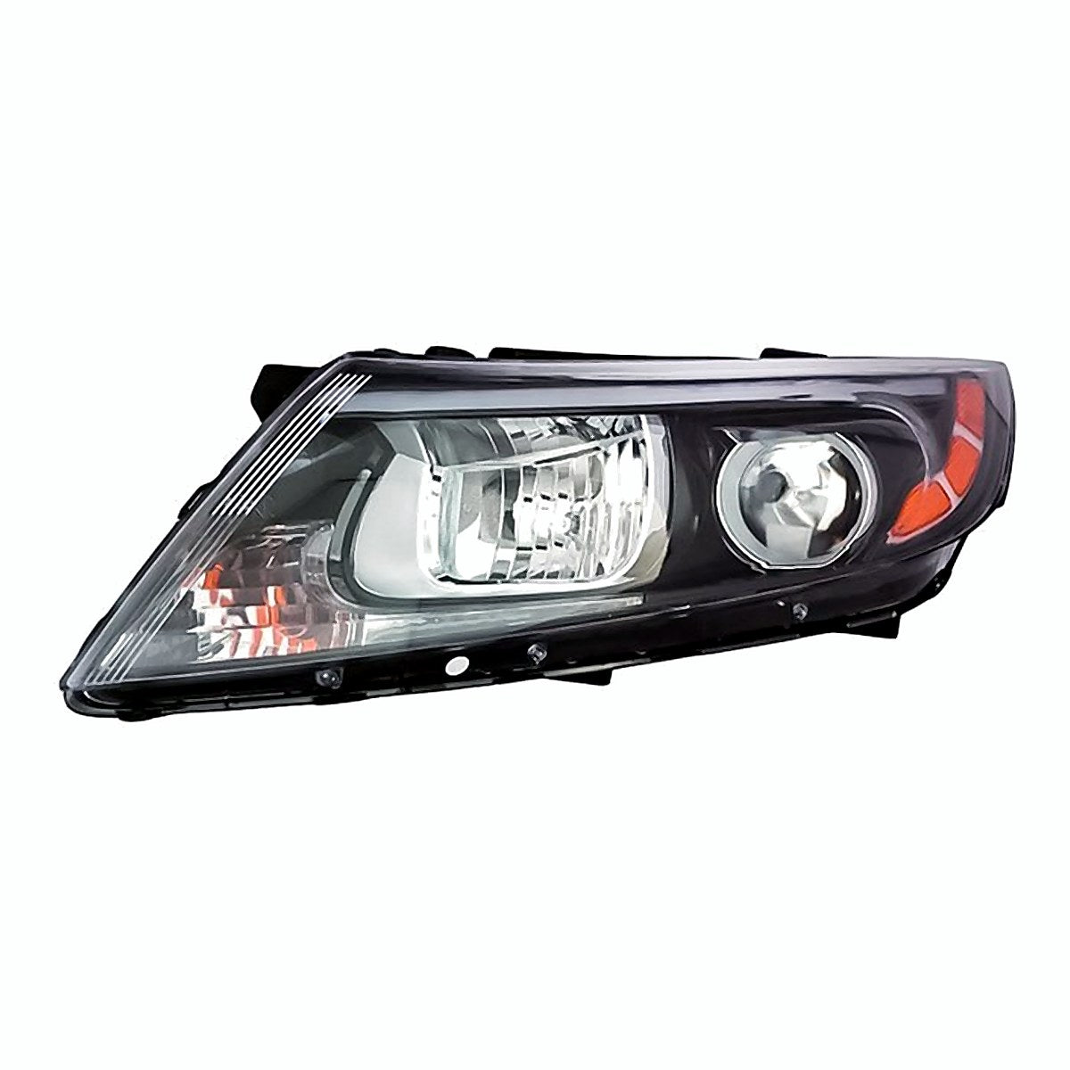 2014-2015 Kia Optima Headlight Driver Side Halogen Black Bezel With Led Usa Built – KI2502176