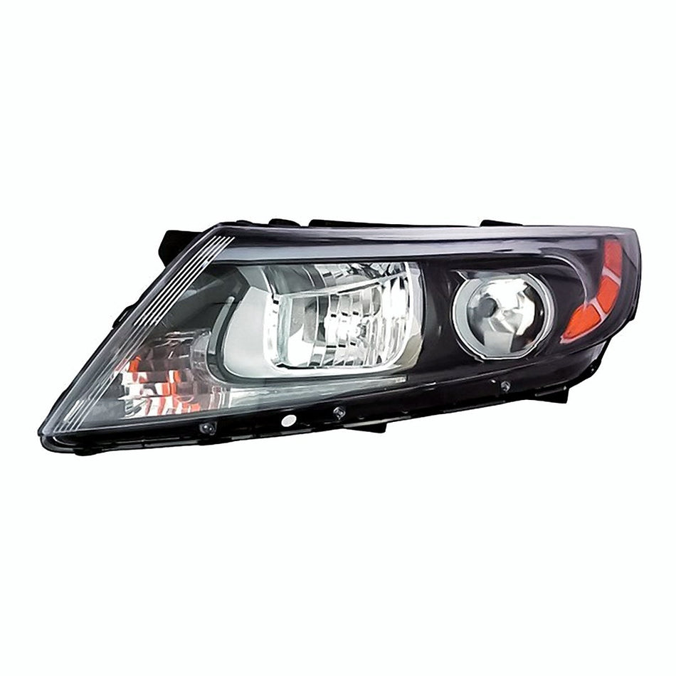 2014-2015 Kia Optima Headlight Driver Side Halogen Black Bezel With Led Usa Built – KI2502176