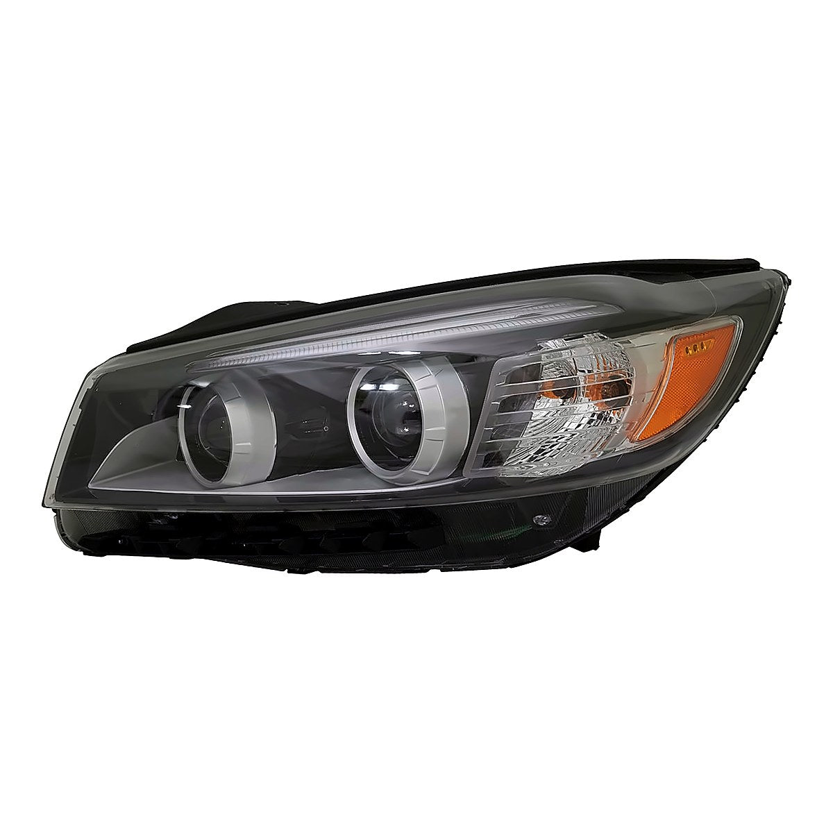 2016-2018 Kia Sorento Headlight Driver Side With Led Without Led Accent Light – Front View (KI2502185)
