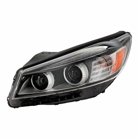 2016-2018 Kia Sorento Headlight Driver Side Halogen With Led Accent Light – Front View (KI2502186)