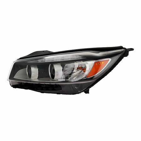 2016-2018 Kia Sorento Headlight Driver Side Halogen With Led Accent Light – Angle View (KI2502186)