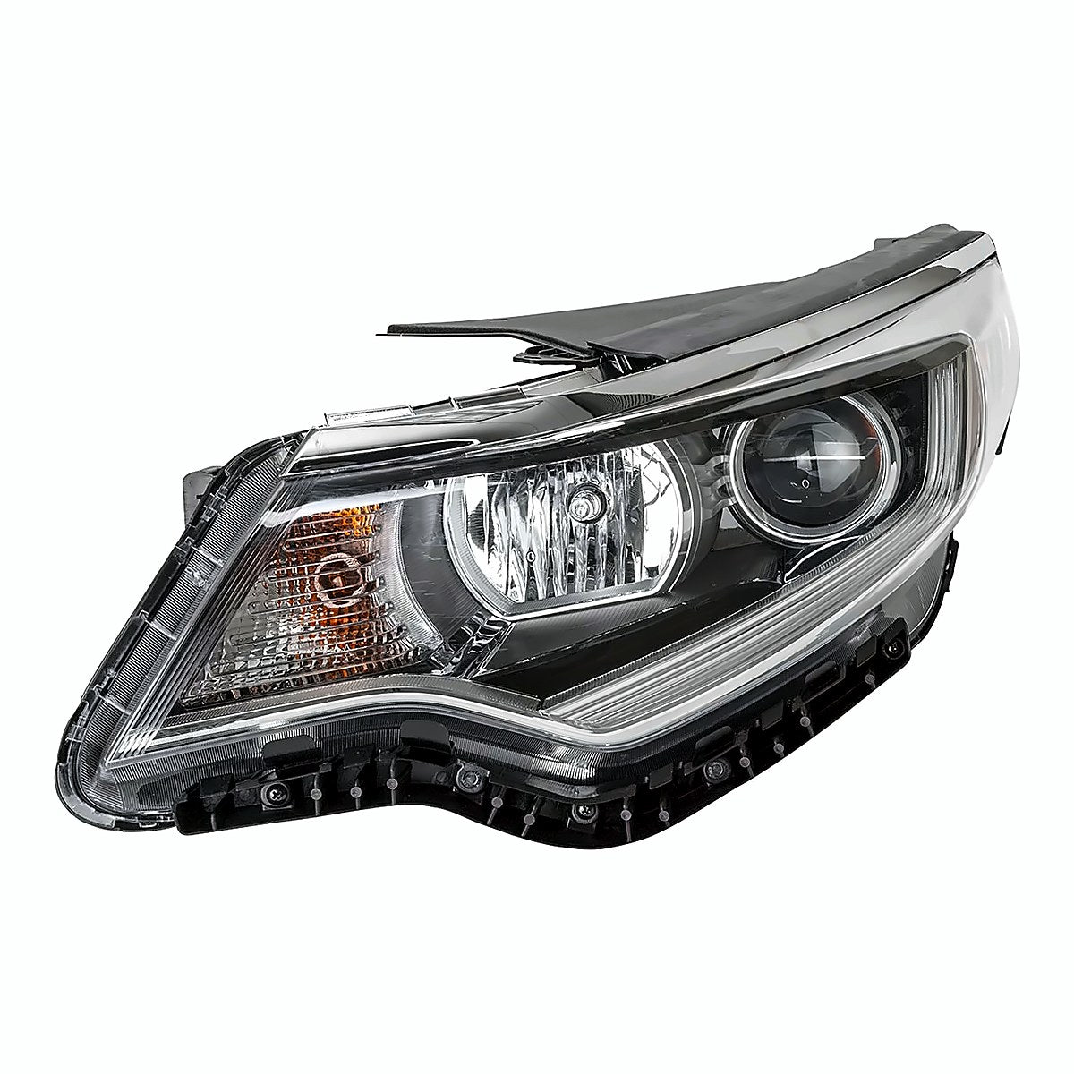 2016-2018 Kia Optima Headlight Driver Side Halogen Projector Type 1 – Front View (KI2502196)
