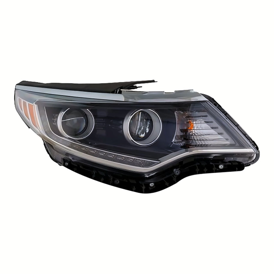 2016-2018 Kia Optima Headlight Driver Side Halogen With Drl – Front View (KI2502197)