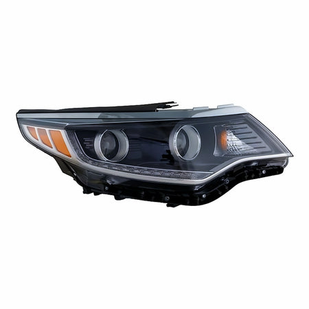 2016-2018 Kia Optima Headlight Driver Side Halogen With Drl – Side View (KI2502197)