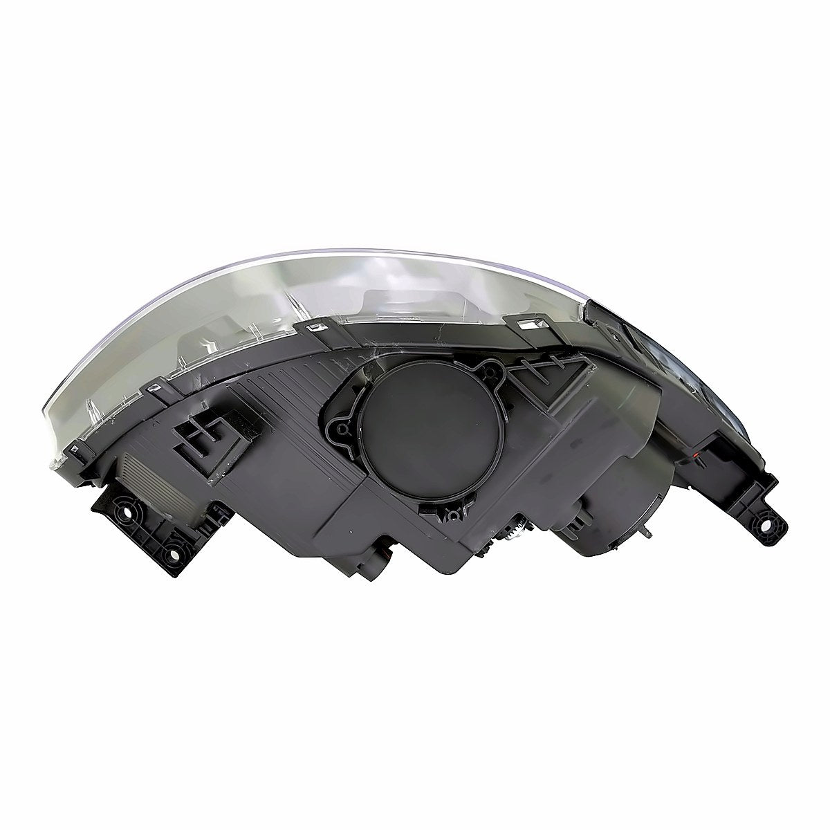 2017-2019 Kia Soul Headlight Driver Side Halogen Projector Type With Led Accent Without Leveling – Close-Up View (KI2502223)