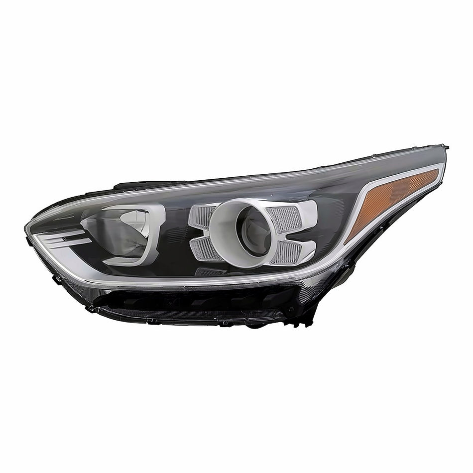 2019-2021 Kia Forte Headlight Driver Side Halogen With Led Drl – Front View (KI2502241)