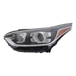 2019-2021 Kia Forte Headlight Driver Side Halogen With Led Drl 