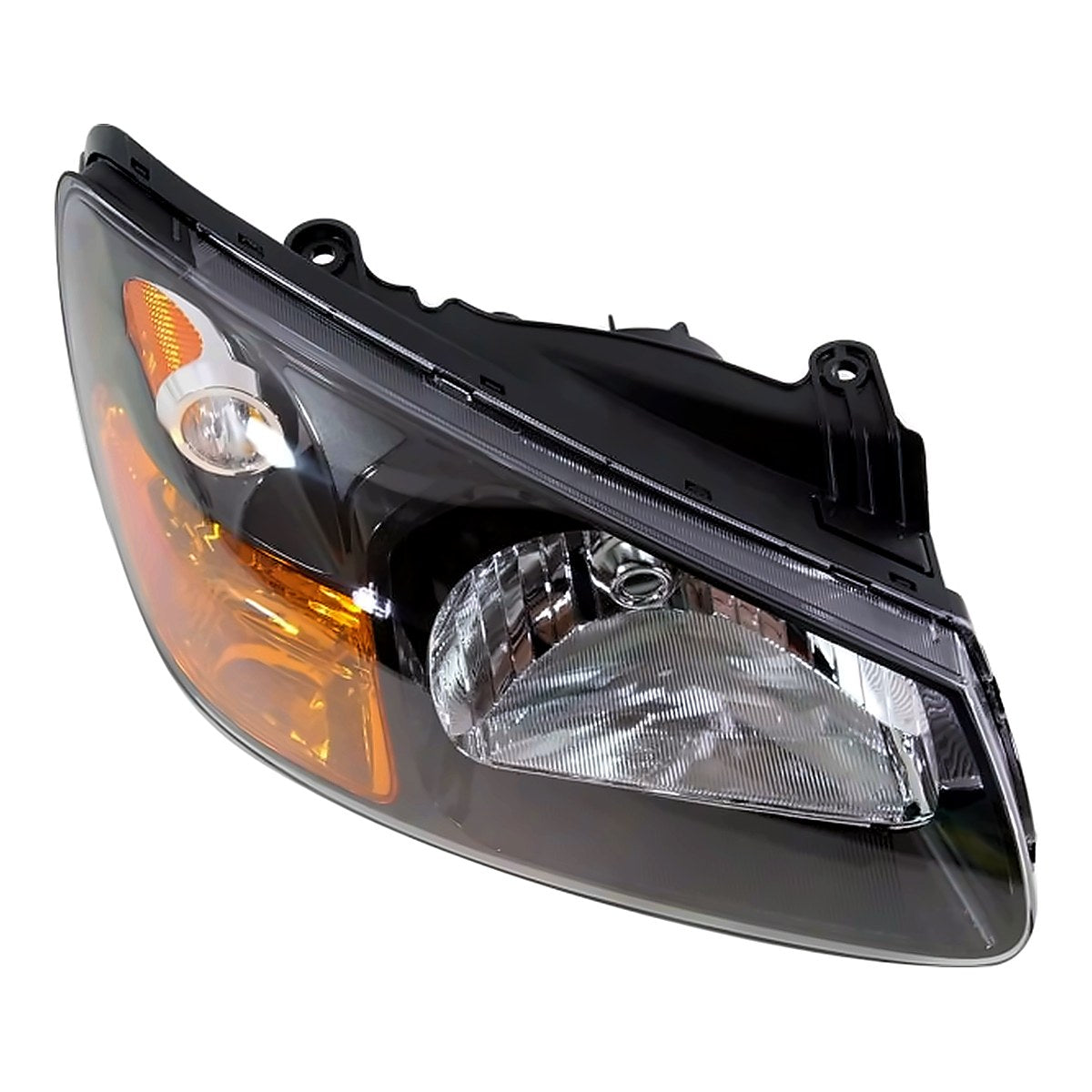 2008-2009 Kia Spectra Headlight Passenger Side Sx Model – Detail View (KI2503136)