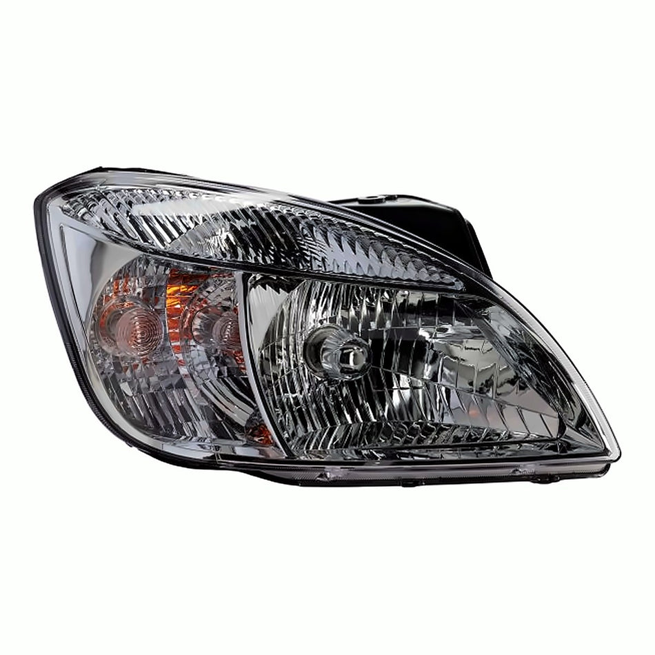 2009-2011 Kia Rio_Sedan Headlight Passenger Side Chrome Bezel – Front View (KI2503142)