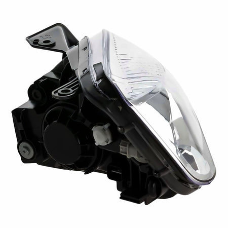 2009-2011 Kia Rio_Sedan Headlight Passenger Side Chrome Bezel – Close-Up View (KI2503142)