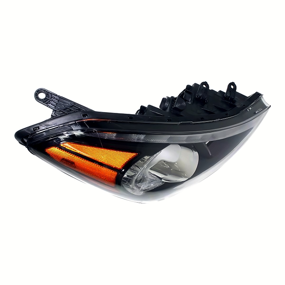 2014-2015 Kia Forte Headlight Passenger Side Halogen With Led Position Lamp – Detail View (KI2503171)