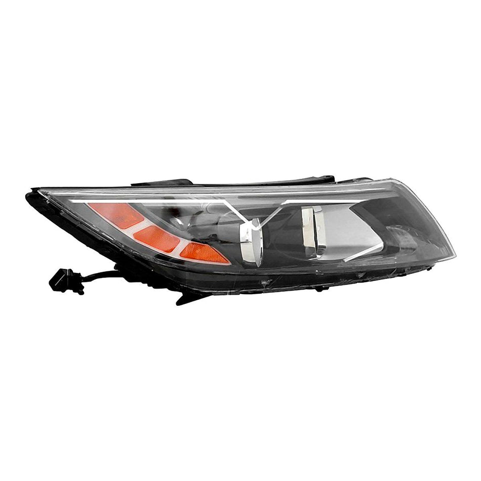 2014-2015 Kia Optima Headlight Passenger Side Halogen Black Bezel Without Led Usa Built Ex/Lx – KI2503175-2