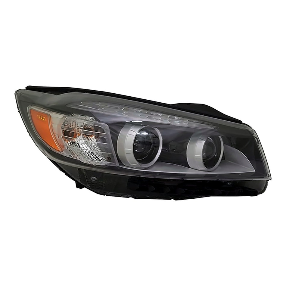 2016-2018 Kia Sorento Headlight Passenger Side Halogen With Led Accent Light – Front View (KI2503186)