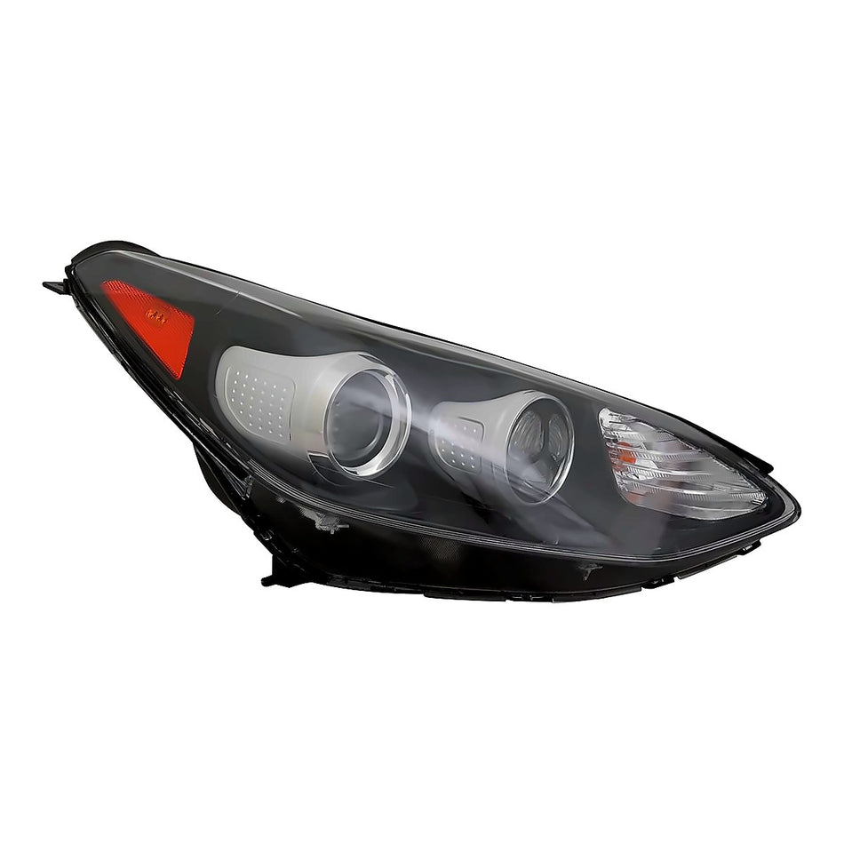2017-2022 Kia Sportage Headlight Passenger Side Halogen With Led Drl Without Adaptive All Wheel Drive – Front View (KI2503199)