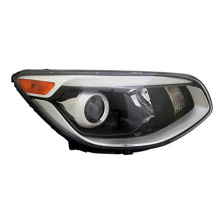 2017-2019 Kia Soul Headlight Passenger Side Halogen Projector Type With Led Accent Without Leveling – Front View (KI2503223)