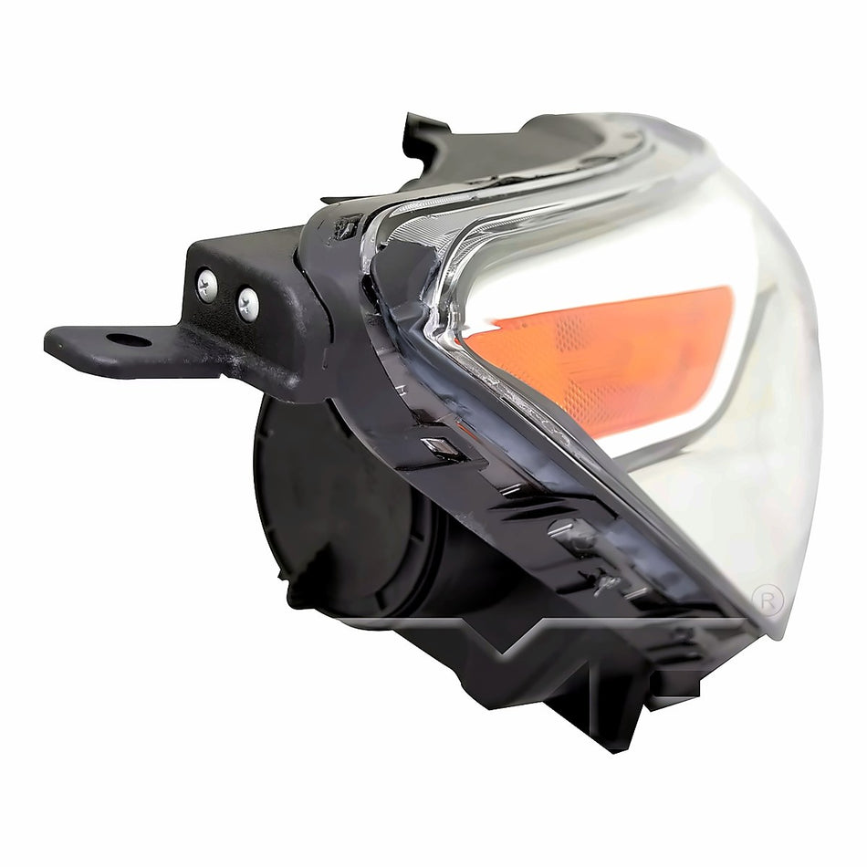 2017-2019 Kia Soul Headlight Passenger Side Halogen Projector Type With Led Accent Without Leveling – Side View (KI2503223)