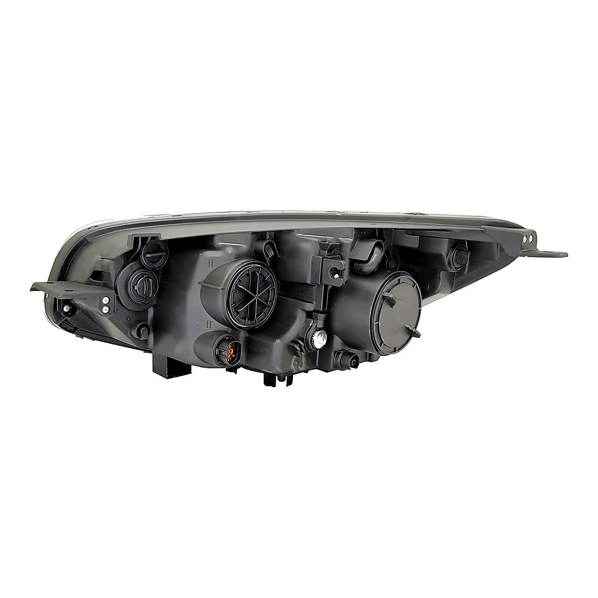 2017-2019 Kia Soul Headlight Passenger Side Halogen Projector Type With Led Accent Without Leveling – Back View (KI2503223)