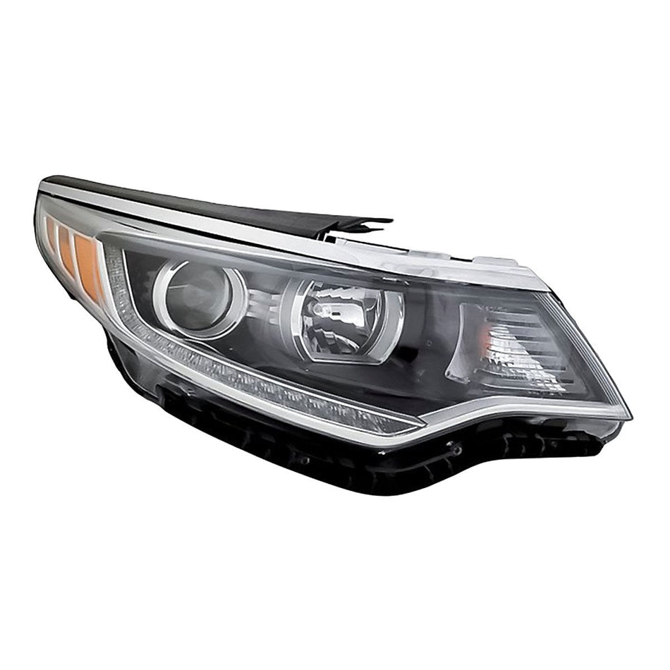 2018 Kia Optima Headlight Passenger Side Halogen With Led/Drl Frontom 7/17 – KI2503225