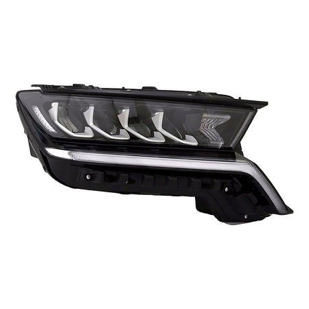 2021-2023 Kia Sorento Headlight Passenger Side Black Upper Molding Std Reflector Type Exclude Hyb – Front View (KI2503252)