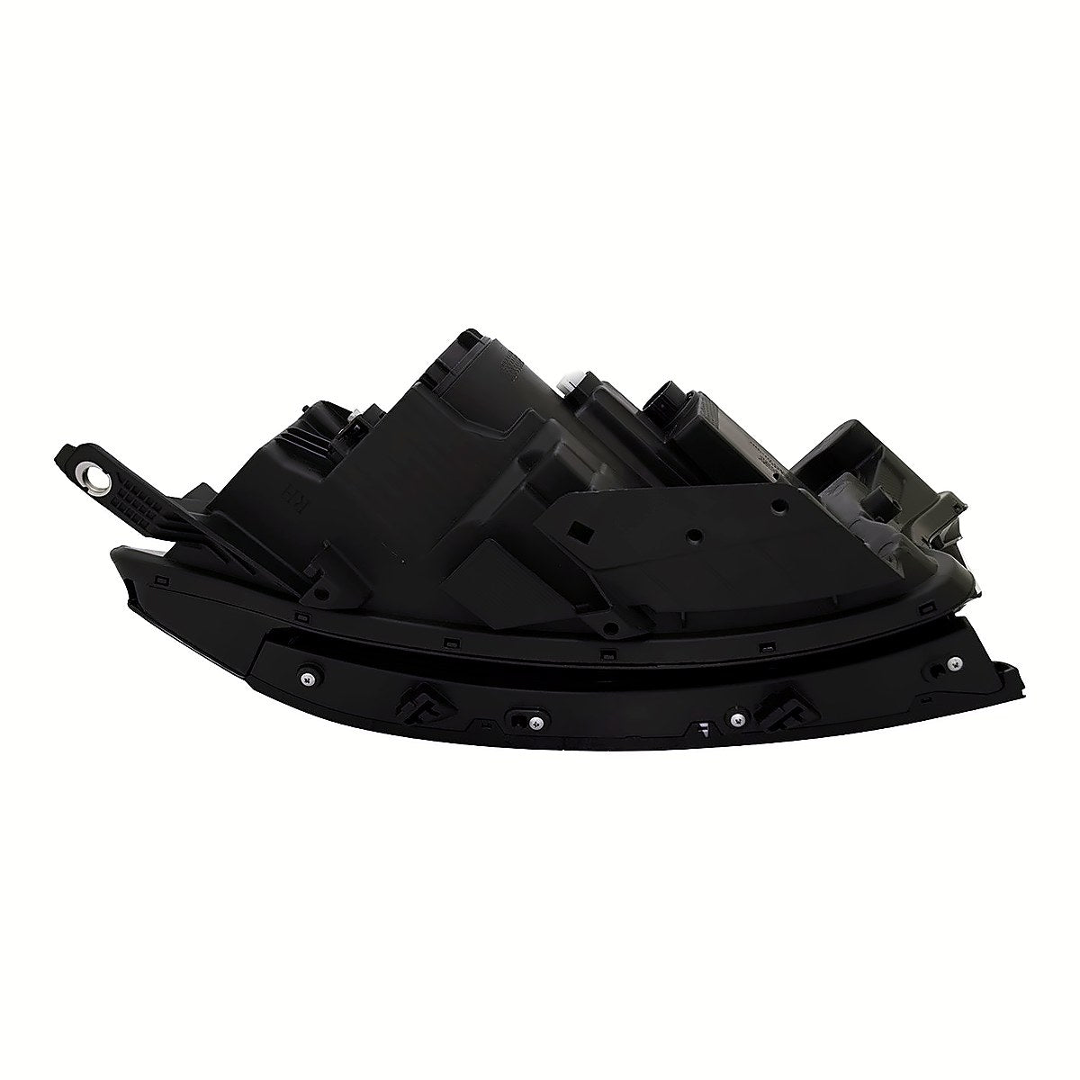 2021-2023 Kia Sorento Headlight Passenger Side Black Upper Molding Std Reflector Type Exclude Hyb – Installed View (KI2503252)