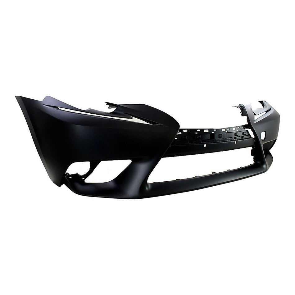 2014-2015 Lexus Is250_Sedan Bumper Front Primed Black Without F Sport/Headlight Washer/Sensor_LX1000262-2