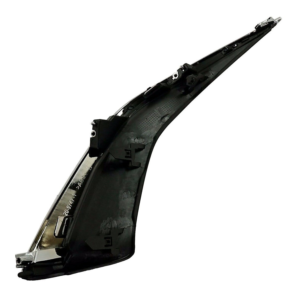 2019-2025 Lexus Es300H Bumper Molding Front Driver Side Black/Chrome 2-Piece Without F-Sport_LX1038128-3