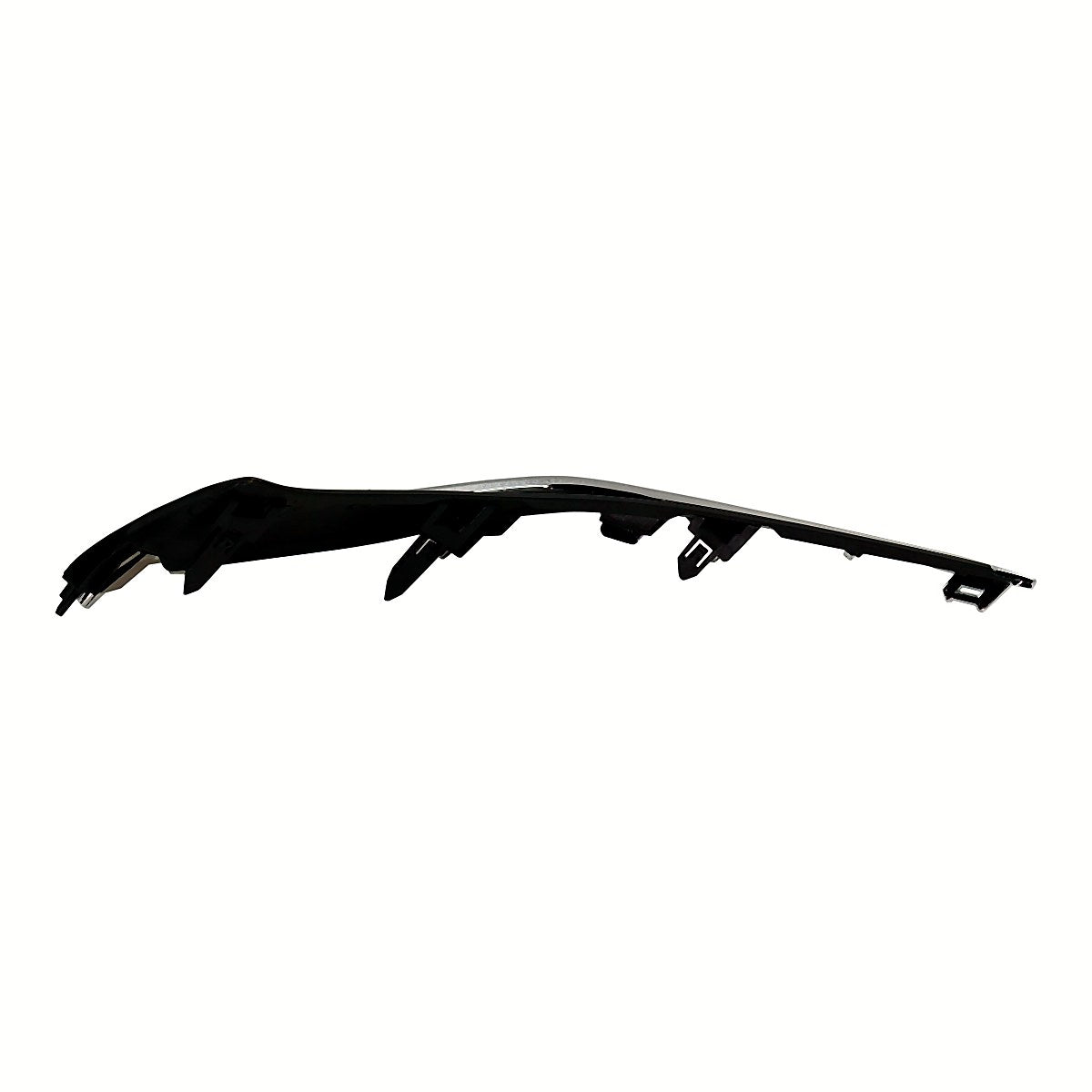 2019-2025 Lexus Es300H Bumper Molding Front Passenger Side Black/Chrome 2-Piece Without F-Sport_LX1039128-4