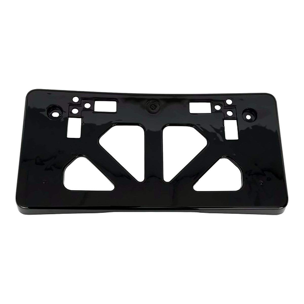 2007-2009 Lexus Ls460 License Plate Bracket Front (Matte-Black) – Front View (LX1068106)